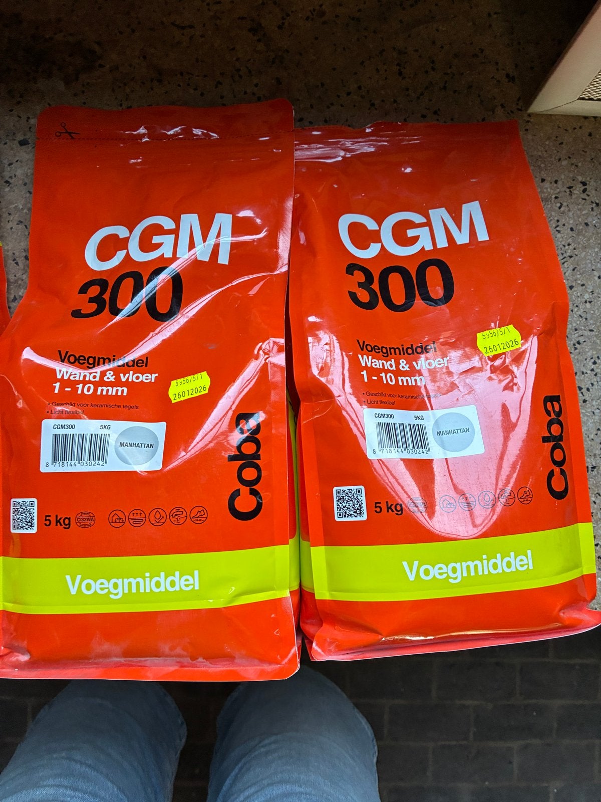 Voegmiddel CGM 300 - Wand & Vloer 1-10 mm, Ophalen of Verzenden, Nieuw, Overige typen