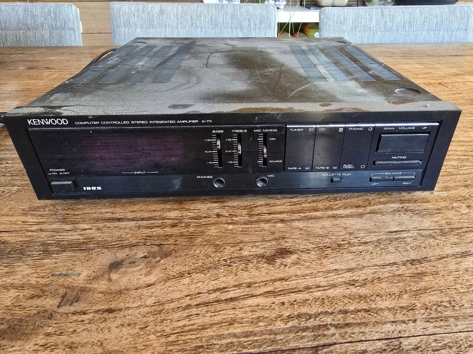 Kenwood A-7K Stereo Geïntegreerde Versterker, Overige merken, Gebruikt, Ophalen of Verzenden, Minder dan 60 watt
