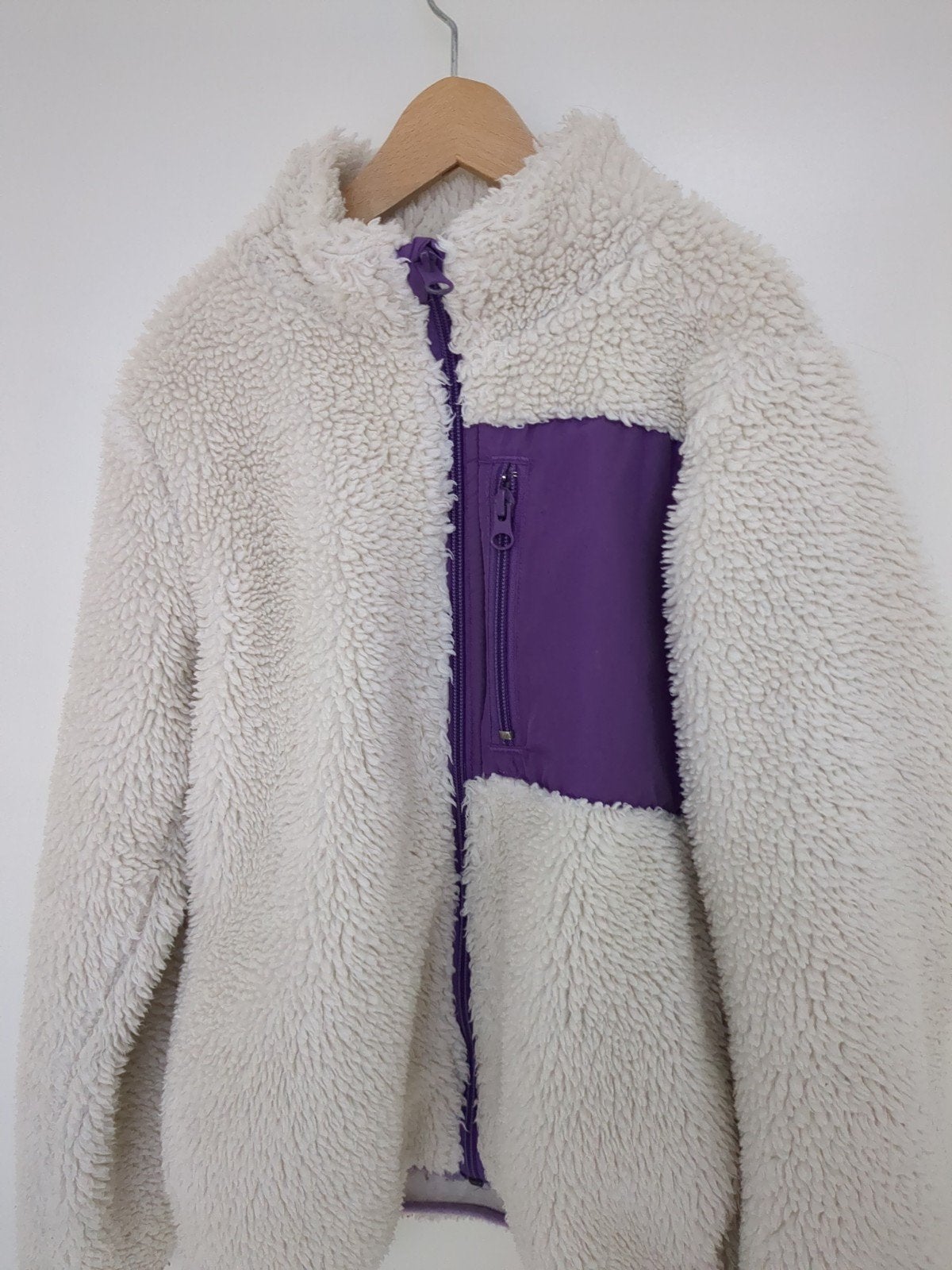 wit/paars vest, Gebruikt, Pepperts!, Meisje, Trui of Vest