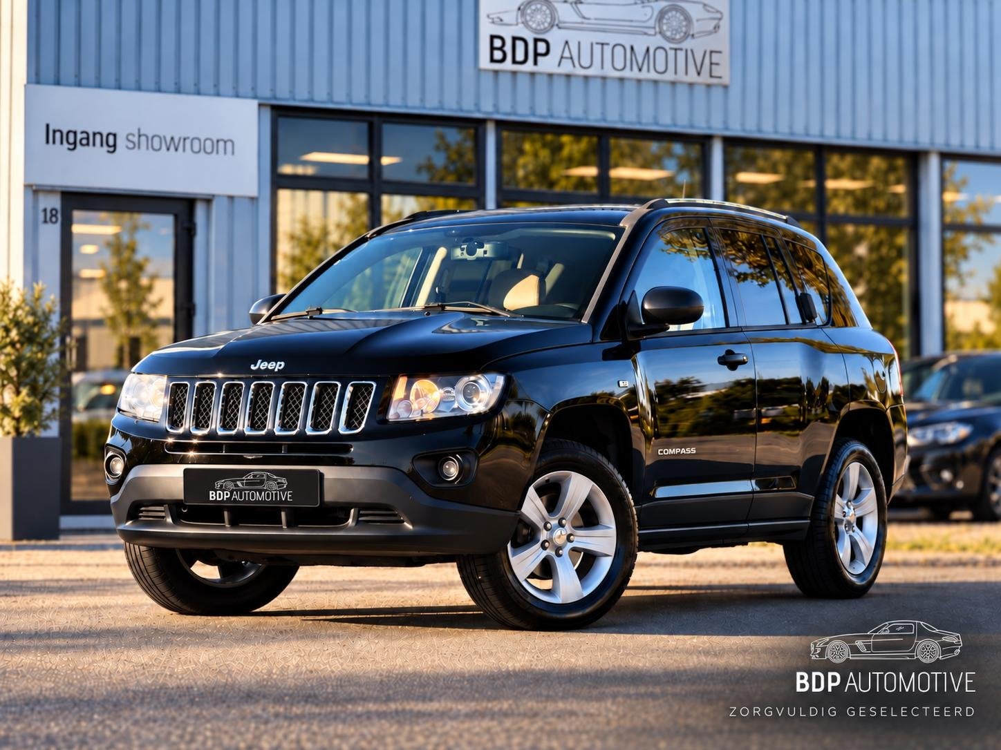 Jeep Compass 2.4 Sport 4WD Leer | Trekhaak | Cruisecontrole, Auto's, Euro 5, 450 kg, Gebruikt, 4 cilinders
