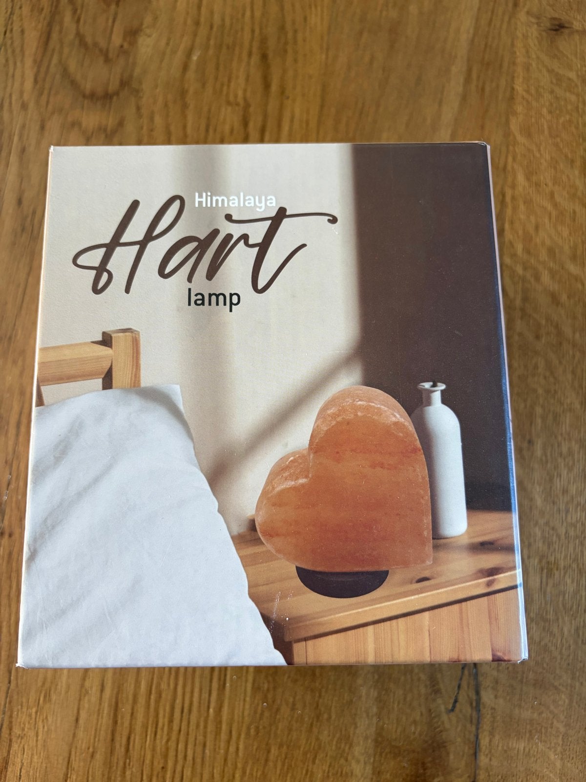 Himalaya Hartlamp - Zoutlamp in hartvorm, Overige stijlen, Nieuw, Roze, Ophalen of Verzenden