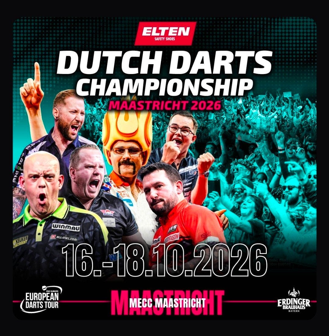 1 Ticket Dutch Darts Championship Maastricht 2026 - Finale