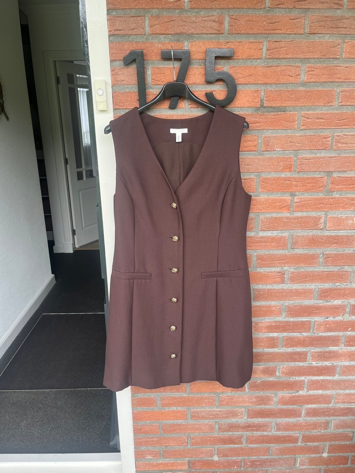 h&m bruin tuniek jurk maat m als nieuw, Maat 38/40 (M), Bruin, Ophalen of Verzenden, Zo goed als nieuw