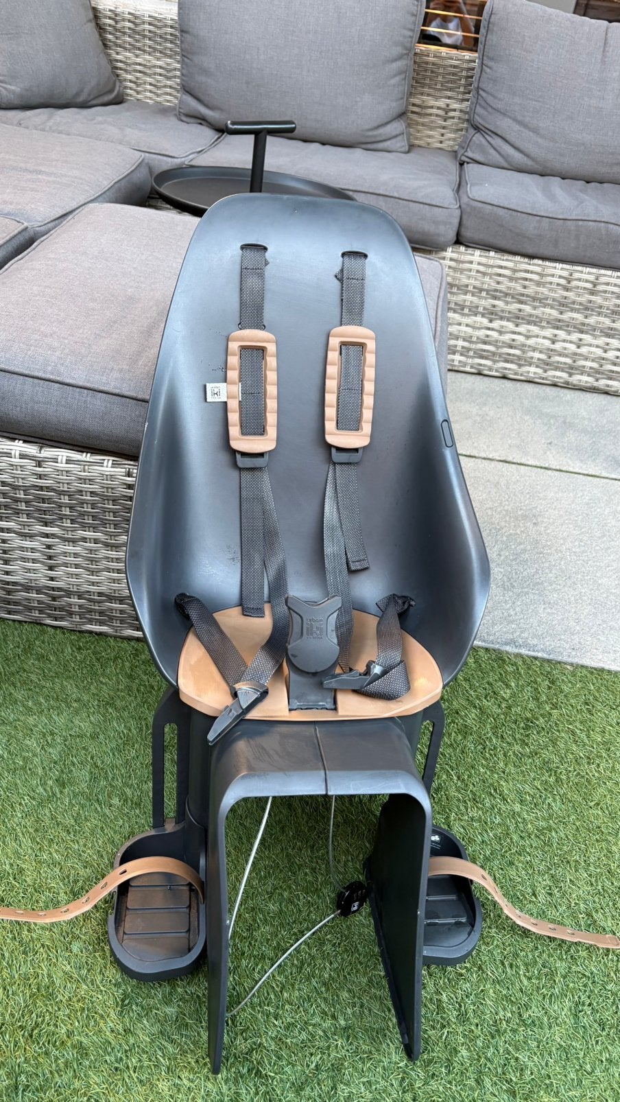 Urban Iki achterzitje. In zeer goede staat, Fietsen en Brommers, Achterzitje, Ophalen, 15 t/m 25 kg, Gebruikt