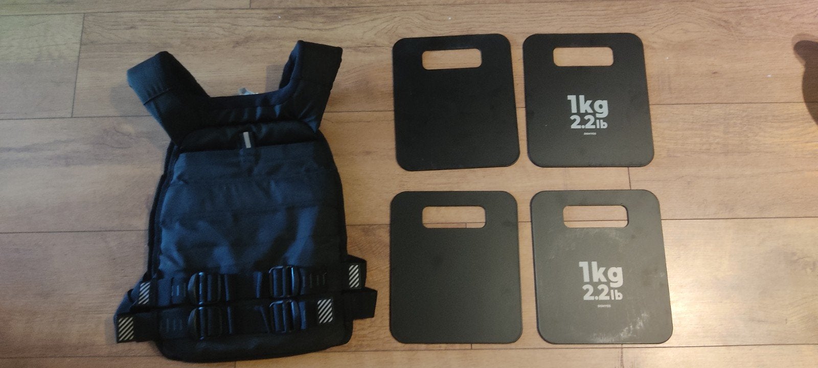 Verzwaard vest met up to 10kg gewichten, Ophalen of Verzenden, Gebruikt, Benen, Overige typen