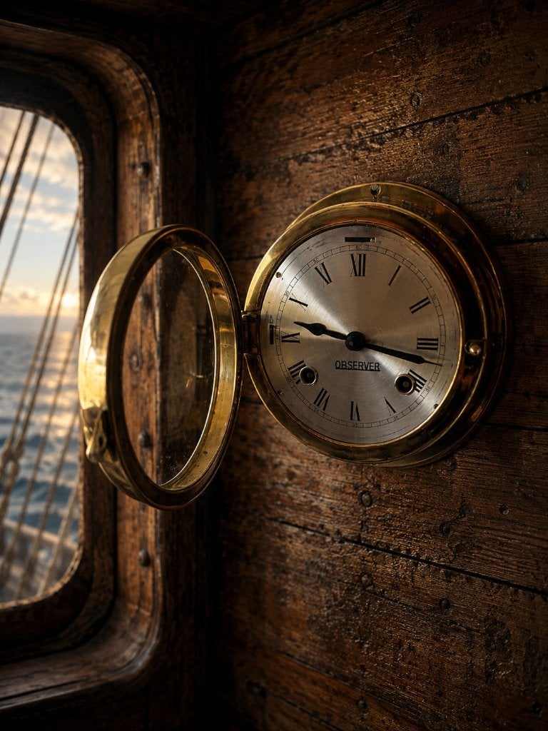 Antieke Scheepsklok Loopt en Slaat goed, Ophalen of Verzenden