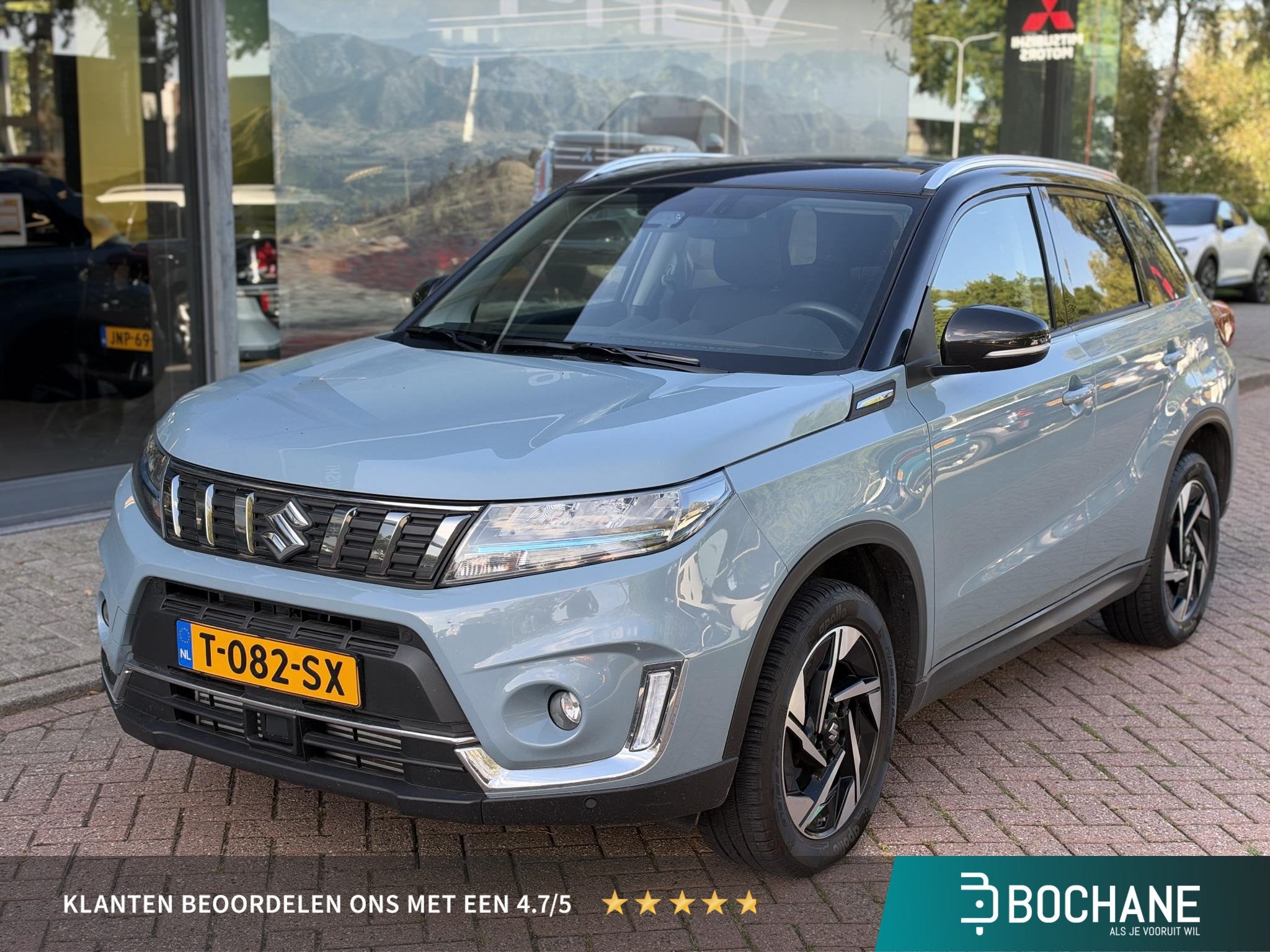 Suzuki Vitara 1.4 Boosterjet Style Smart Hybrid 129PK | Navi, Auto's, Gebruikt, 4 cilinders, 129 pk, Blauw