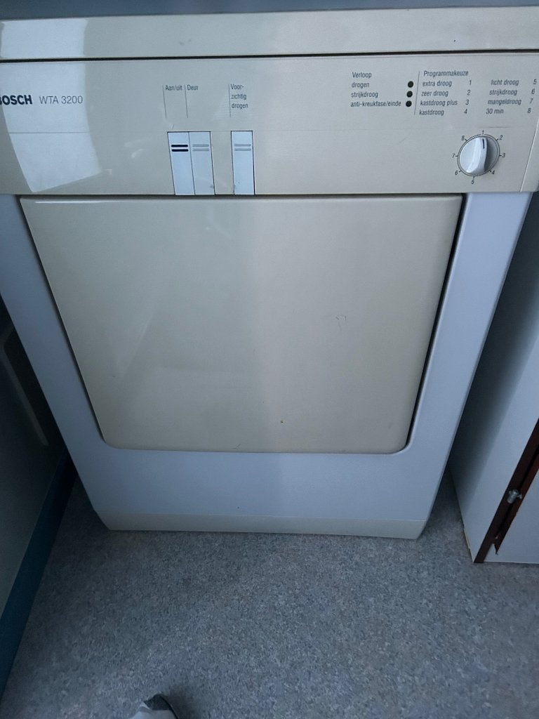 Bosch WTA 3200 Luchtafvoer Wasdroger - Goede Staat, Ophalen, 6 tot 8 kg, Gebruikt, Luchtafvoer