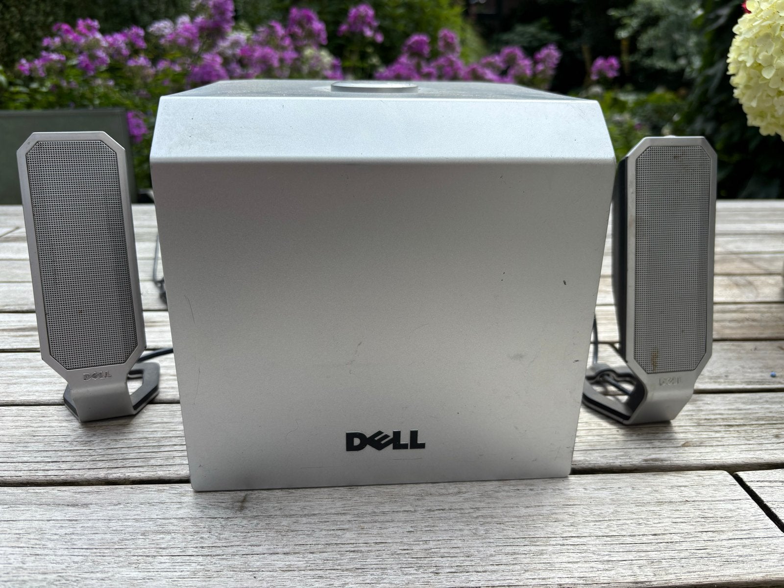 Dell A225 2.1 Luidsprekerset met Subwoofer, Computers en Software, Pc speakers, Gebruikt, Audiokanaal 2.1, Ophalen