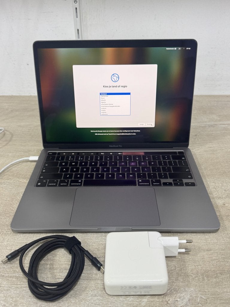 Macbook Pro 13" 2022 M2 16GB+512GB SpaceGray Incl Garantie C