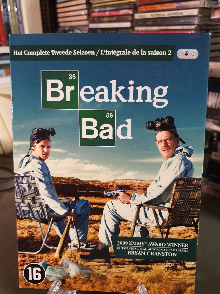 Breaking Bad het complete tweede seizoen 4DVD, Vanaf 16 jaar, Ophalen, Zo goed als nieuw