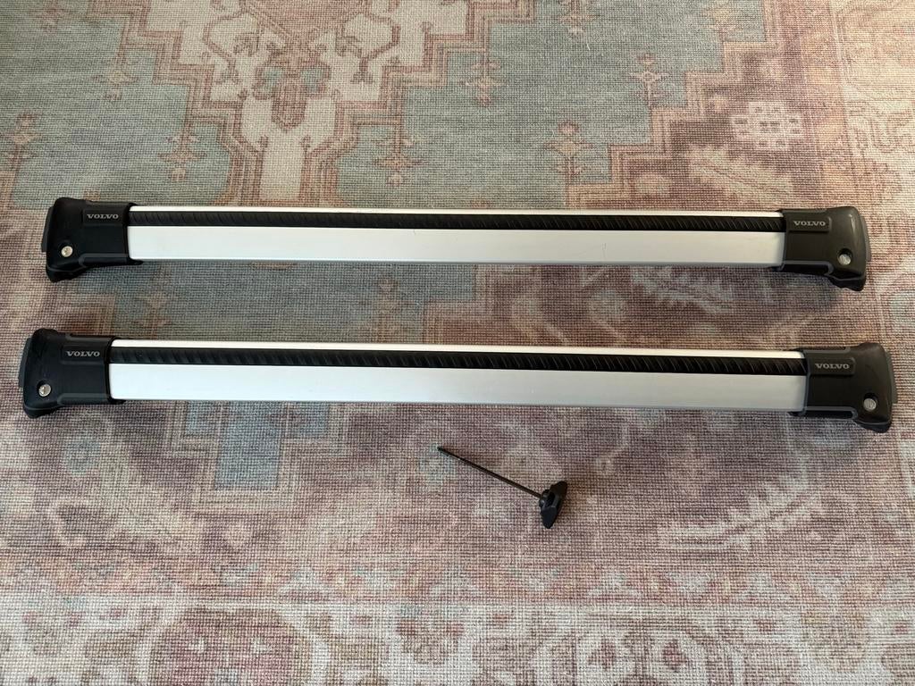 Thule Dakdragers Volvo XC90 (2014-heden) met open dakrails, Ophalen of Verzenden, Gebruikt