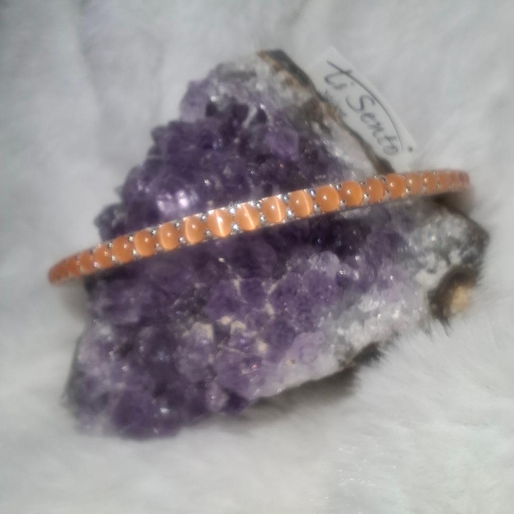 Ti sento Milano Bangle Armband 27730R, Sieraden, Tassen en Uiterlijk, Armbanden, Ophalen of Verzenden, Nieuw, Zilver, Zilver