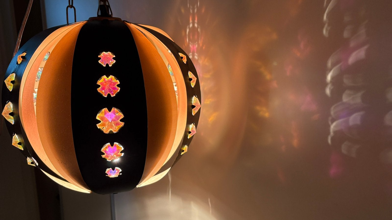 Werner Shou vintage hanglamp, Gebruikt, E27 (groot), Ophalen of Verzenden, Deens design
