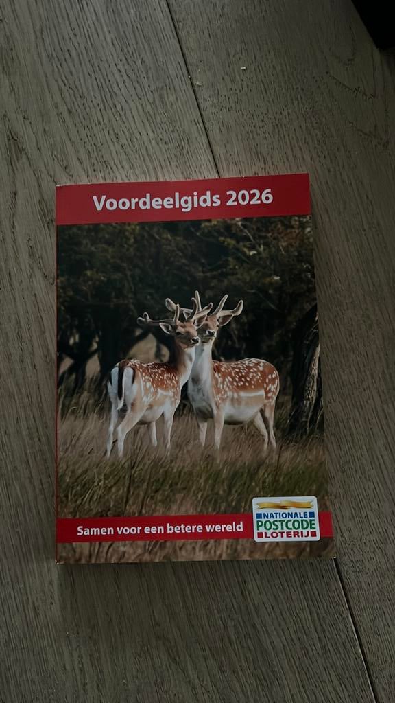 Voordeelgids 2026 Postcodeloterij, Drie personen of meer, Kortingsbon