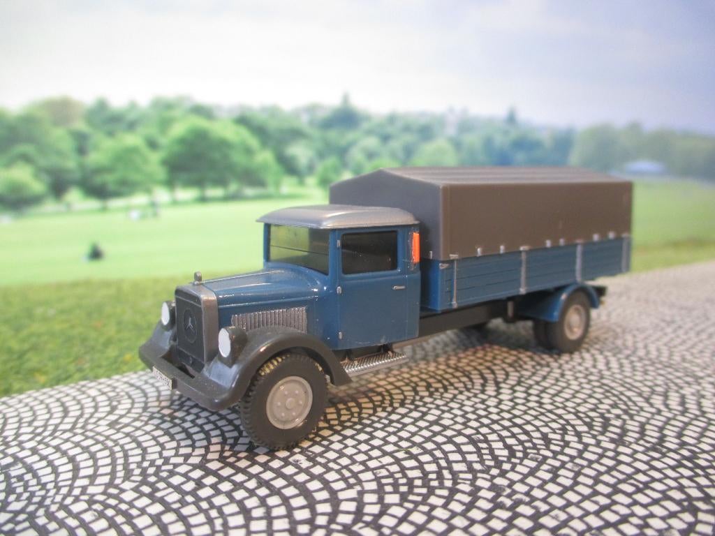 Mercedes Benz L2500 - Wiking capriblauw, Ophalen of Verzenden, Gebruikt, Bus of Vrachtwagen, Wiking