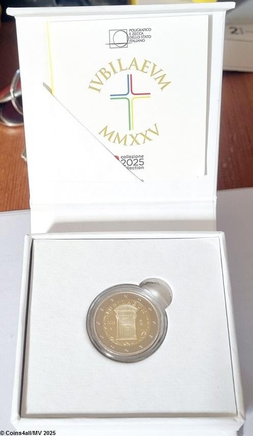 Italië 2 euro 2025: Heilig Jaar 2025, Proof, Ophalen of Verzenden, Italië, 2 euro, Setje