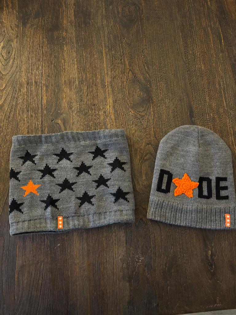 Kinder Sjaalcol en muts met fleece, Jongen of Meisje, Ophalen of Verzenden, Zo goed als nieuw, Hema