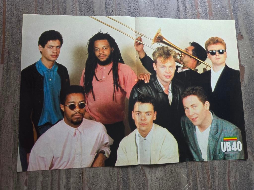 Pakket: 6 Posters van de band UB40 !!, Verzamelen, Muziek, Artiesten en Beroemdheden, Ophalen of Verzenden