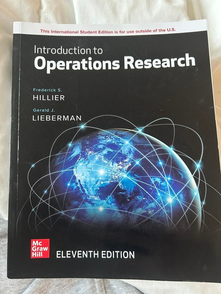 Introduction to Operations Research Eleventh edition, Ophalen, Zo goed als nieuw
