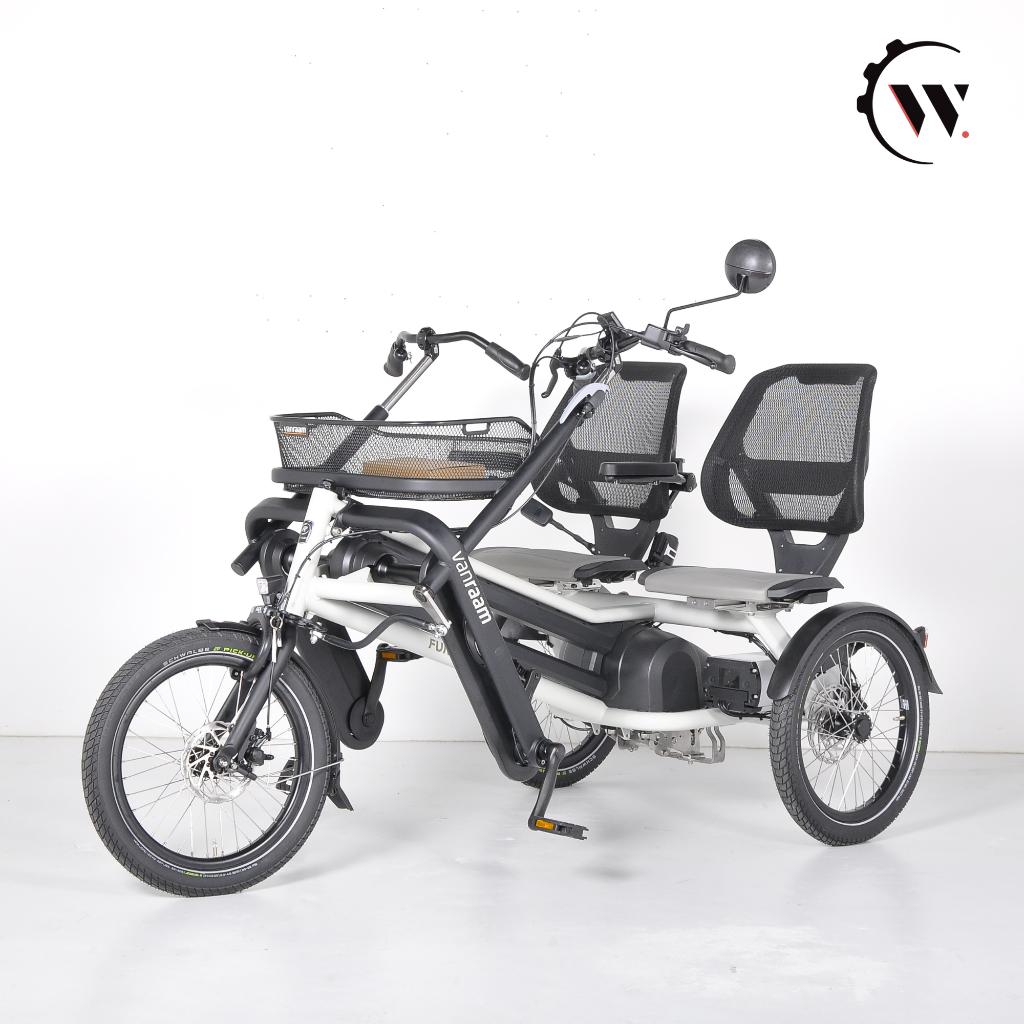 Van Raam Fun2Go Duofiets Agaatgrijs Nieuw Driewielfiets, Ophalen, Nieuw, Van Raam