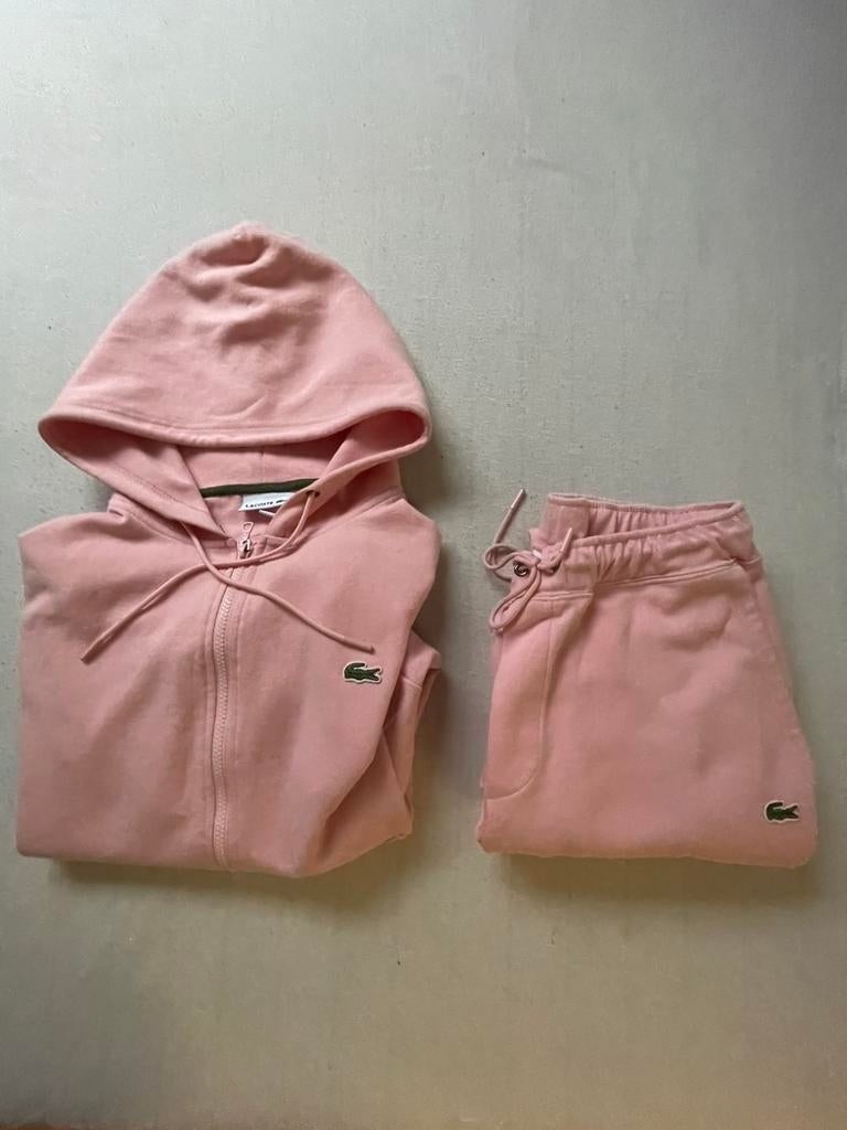 Lacoste trainingspak roze maat M, Ophalen of Verzenden, Zo goed als nieuw, Roze, Algemeen