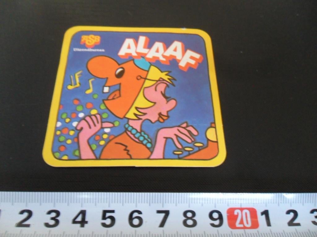 sticker ASB uitzendbureau ALAAF  carnaval, Verzamelen, Stickers, Zo goed als nieuw, Ophalen