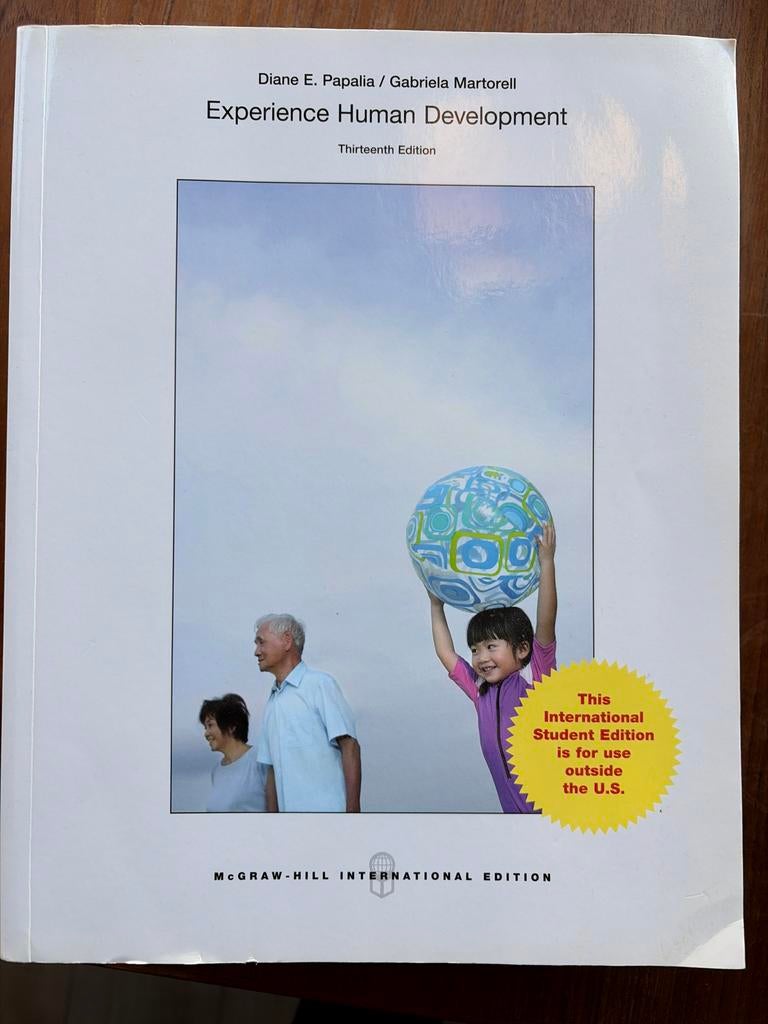 Experience Human Development - Papalia/Martorell, Ophalen of Verzenden, Zo goed als nieuw, HBO