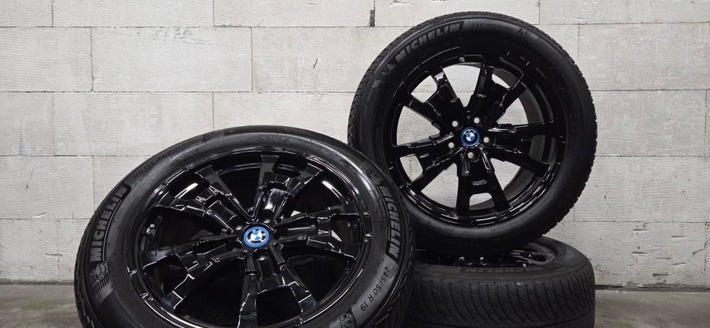 19" BMW 842 iX3 X3 G08 G01 G02 orig velgen winterbanden RFT, 19 inch, Banden en Velgen, V, Personenwagen