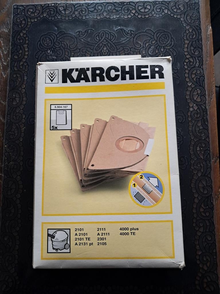 Kärcher stofzuigerzakken voor kärcher (bouw) stofzuiger., Ophalen of Verzenden