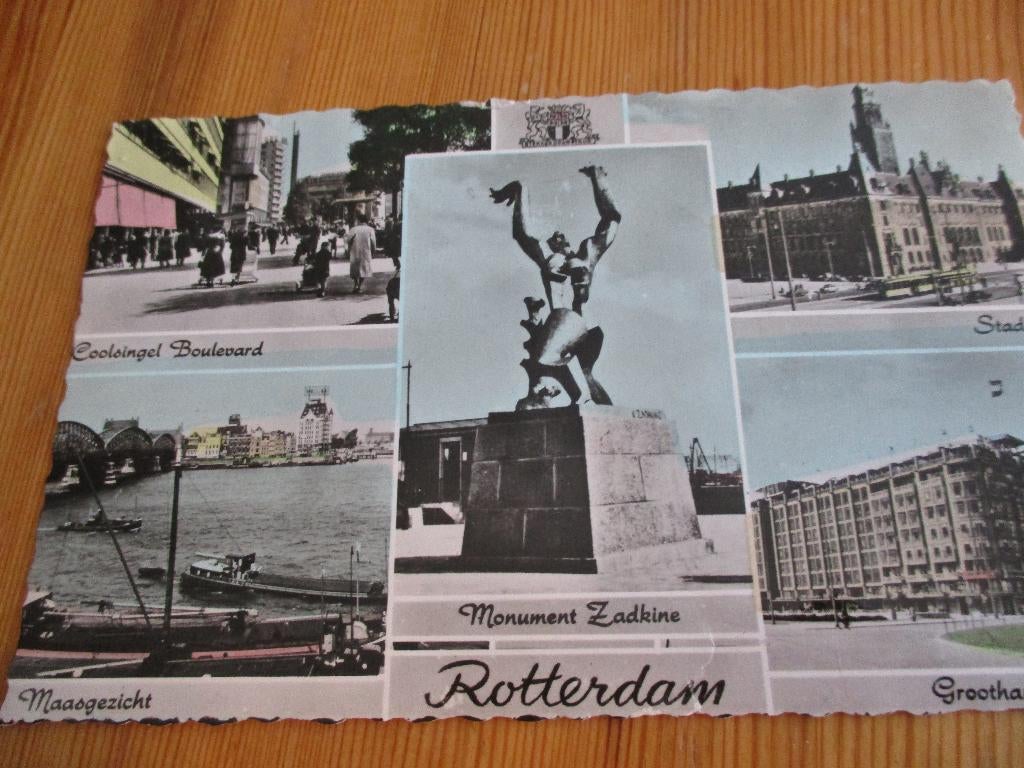 ansichtkaart, Verzamelen, Ansichtkaarten | Nederland, Ophalen of Verzenden, Voor 1920, Gelopen, Zuid-Holland