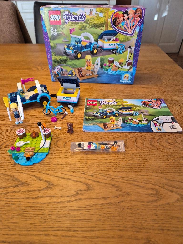 Lego Friends 41364 Stephanie's buggy en haar aanhanger nieuw, Ophalen of Verzenden, Nieuw, Complete set, Lego