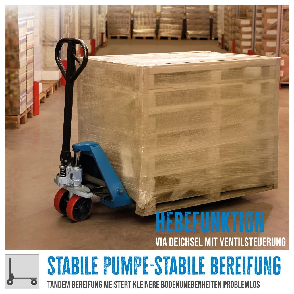 Gude palletwagen pompwagen in 3 lengtematen leverbaar!!, Doe-het-zelf en Verbouw, Palletwagens en Pompwagens, Ophalen, Nieuw