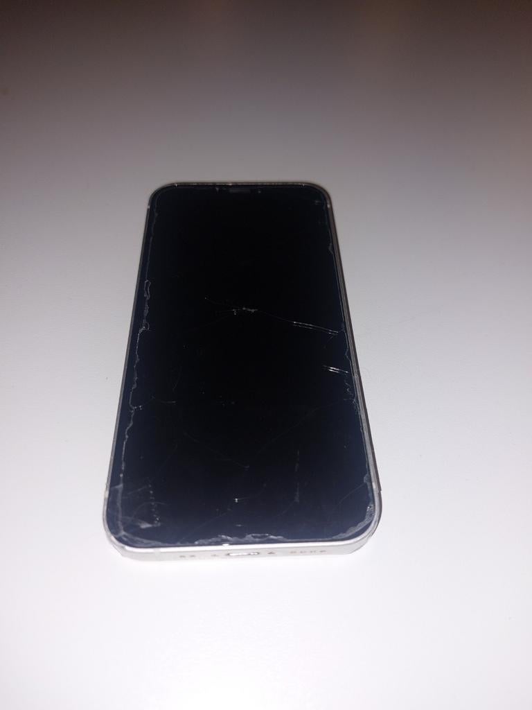 iPhone 12 Mini - Wit - Beschadigd, Telecommunicatie, Mobiele telefoons | Apple iPhone, Gebruikt, IPhone 12 Mini, Wit, Ophalen of Verzenden