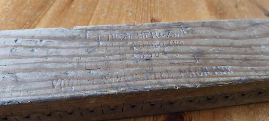 Vintage Sigarenplank L. Bezemer & Zn. Helmond - Nr. 5904, Antiek en Kunst, Ophalen of Verzenden