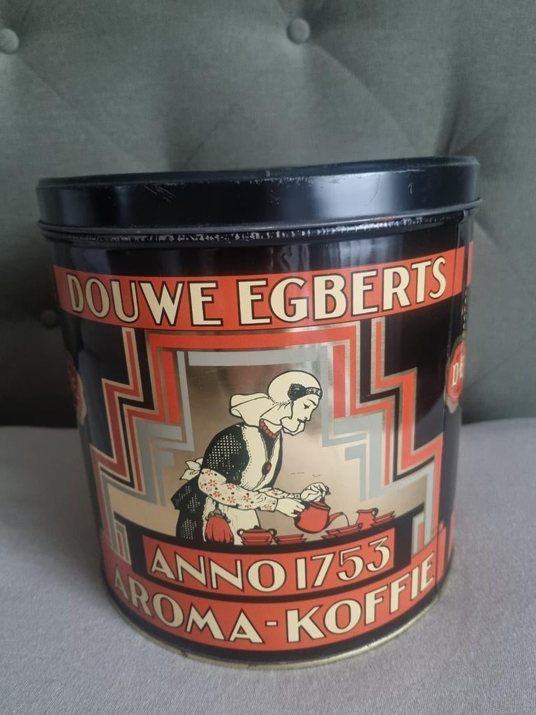 Groot Douwe Egberts blik., Verzamelen, Blikken, Ophalen of Verzenden, Koffie, Douwe Egberts