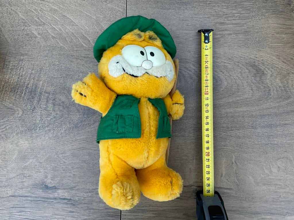 Gebruikte, niet kapot, vintage Amerikaanse Garfield knuffel, Verzamelen, Ophalen, Garfield, Gebruikt, Beeldje of Figuurtje