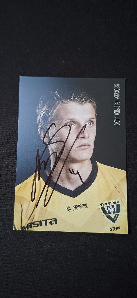 Spelerskaart met handtekening; Sem Steijn # VVV / Feyenoord, Ophalen of Verzenden, Nieuw, Overige binnenlandse clubs, Spelerskaart