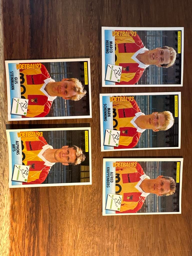 Go Ahead Eagles Voetbal '93 Panini Spelerskaarten, Ophalen of Verzenden, Zo goed als nieuw, Meerdere plaatjes
