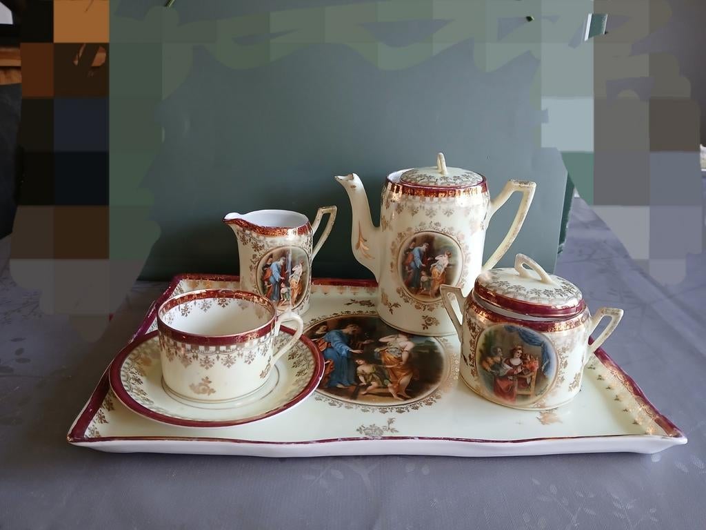 Oud servies, Antiek en Kunst, Antiek | Servies compleet, Ophalen of Verzenden