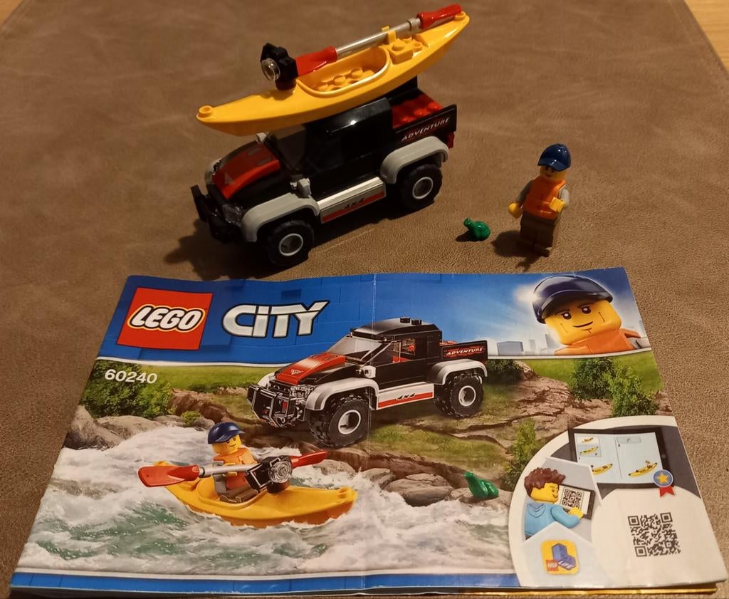 Lego City 60240 Avontuurlijke Kajak - Compleet, Ophalen of Verzenden, Gebruikt, Complete set, Lego
