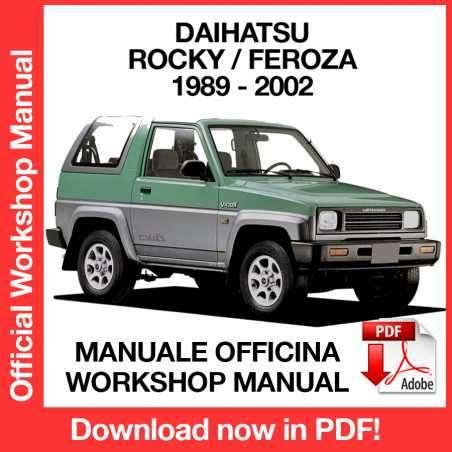 DAIHATSU | SERVICE REPAIR WORKSHOP MANUALS | DOWNLOAD PDF, Ophalen of Verzenden