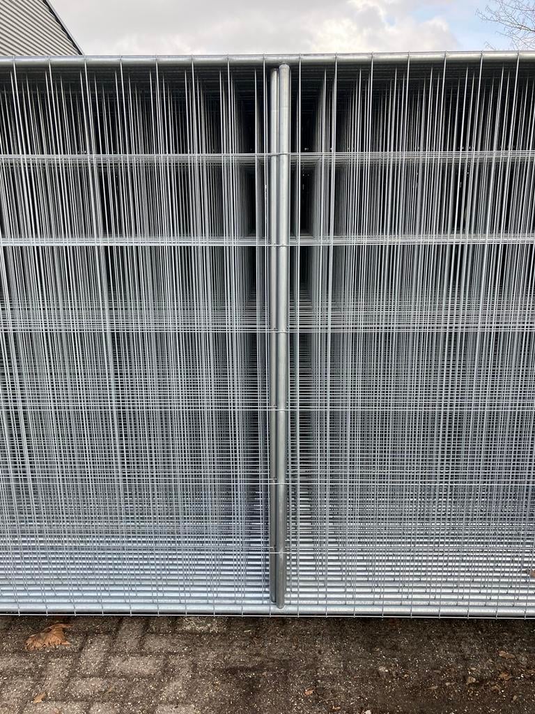 Bouwhekken zwaar + middenbuis 350 x 200 cm €38,- ex per hek, Doe-het-zelf en Verbouw, Steigers, Ophalen, Nieuw, Overige typen