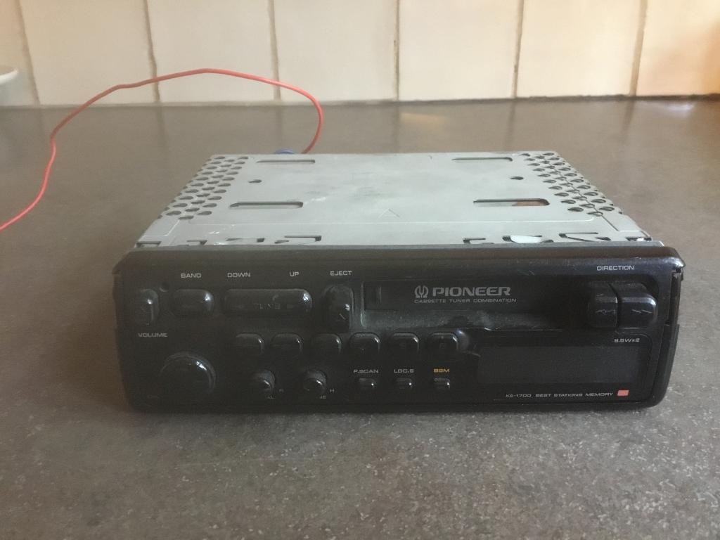 Autoradio casette speler - Pioneer, Auto diversen, Autoradio's, Ophalen of Verzenden, Gebruikt