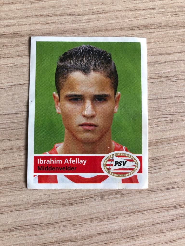 Plus Eredivisie 2005 Ibrahim Afellay ROOKIE, Verzamelen, Sportartikelen en Voetbal, Ophalen of Verzenden, Gebruikt, PSV, Spelerskaart