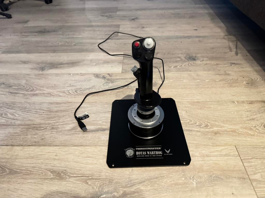 Thrustmaster Hotas Warthog Stickbase, Computers en Software, Joysticks, Ophalen of Verzenden, Zo goed als nieuw