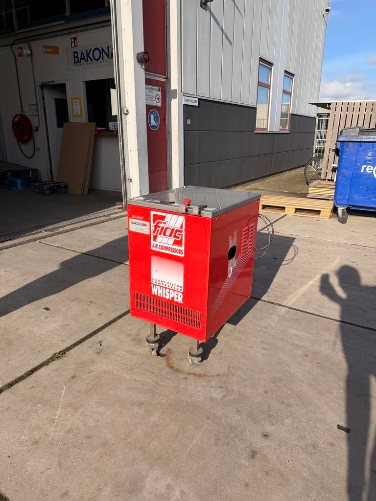Fiac Fluister Stille Compressor - 2008 - Max 10 Bar, Doe-het-zelf en Verbouw, Compressors, Ophalen, Gebruikt, 6 tot 10 bar, Minder dan 200 liter/min