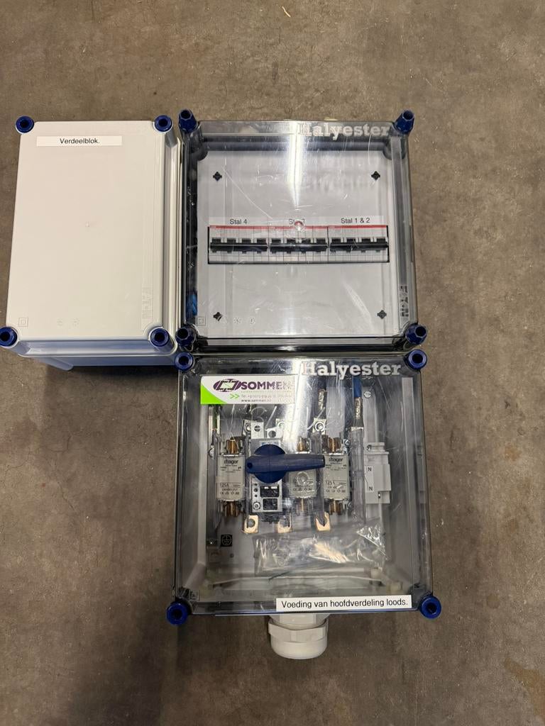 Hoofdverdeelkast 3x125 A, Doe-het-zelf en Verbouw, Elektra en Kabels, Ophalen, Overige typen