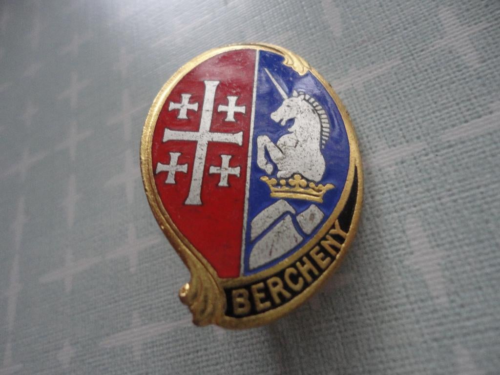 Militaire insigne, 1 RHP REGIMENT DE HUSSARDS PARACHUTISTES, Verzenden, Luchtmacht, Overige gebieden, Embleem of Badge