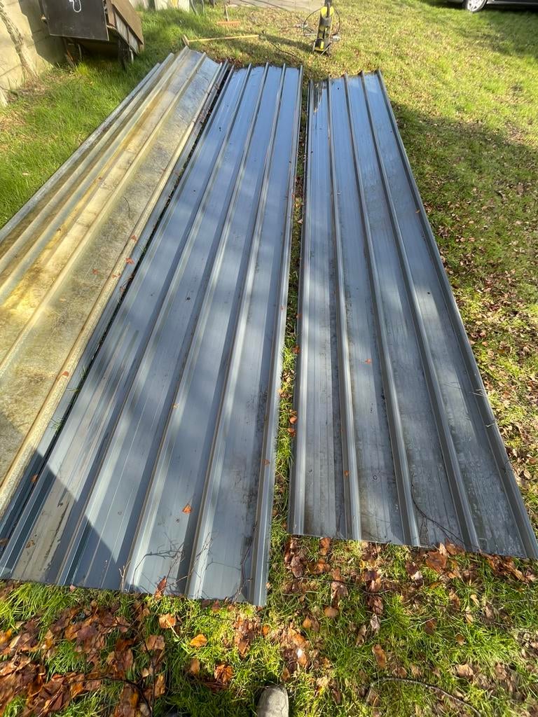 Dakplaten 6m met anticondens, Zwart, Zo goed als nieuw, 15 m² of meer, Metaal